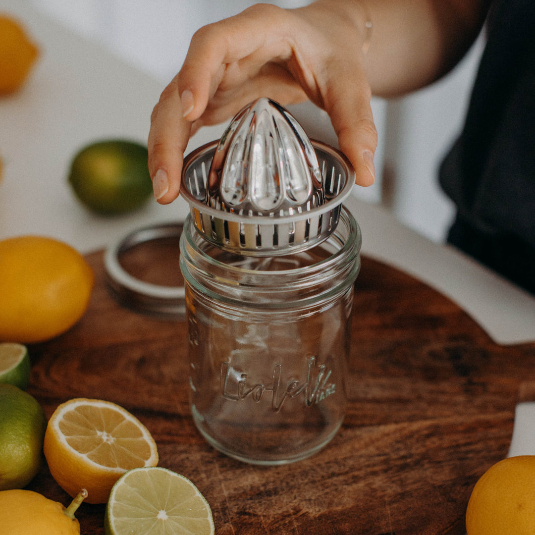 Zitronenpresse | Mason Jar | Edelstahl