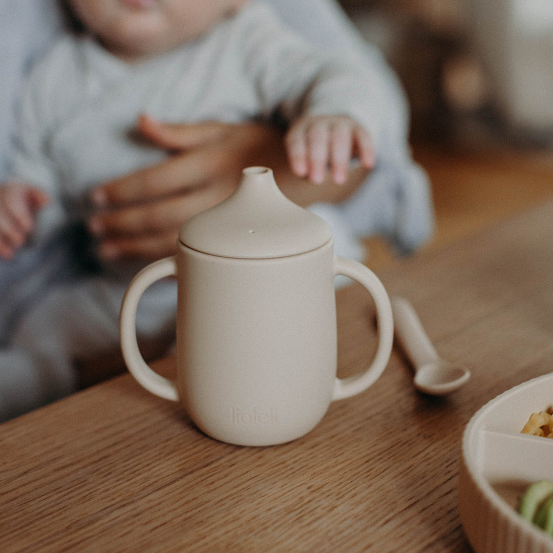 Trinkbecher mit Halm | Silikon